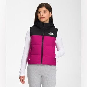 The North Face 1996 Retro Nuptse Down Vest with Hood Youth Medium